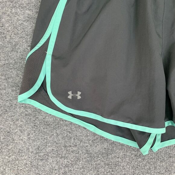 Under Armour Short Women S Small Gray Escape Active HeatGear Fitted Inner Lined - Picture 3 of 11